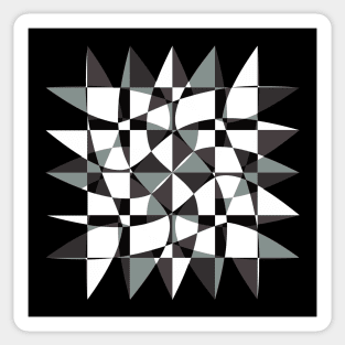 Op art pattern Sticker